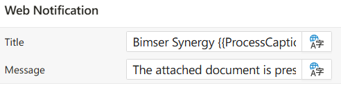 Web Notification