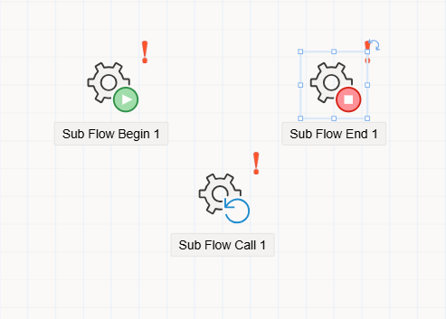 Sub Flow Call Property Panel