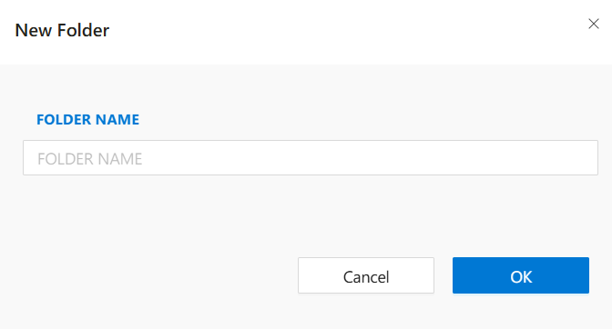 New Folder Dialog