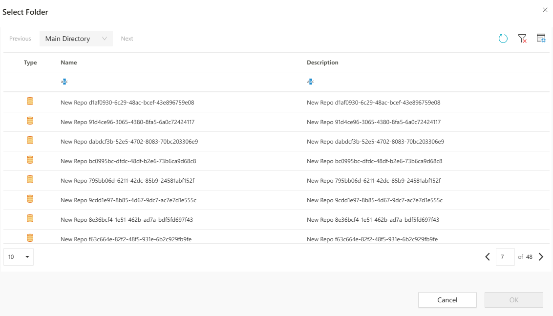 Select Folder