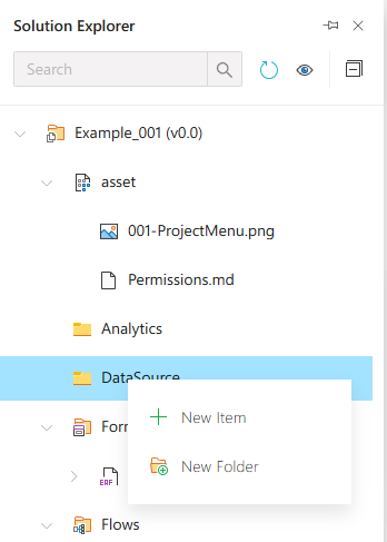DataSource Folder