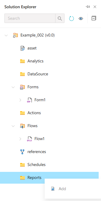 Report Menu