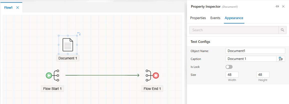 Document Appearance Tab