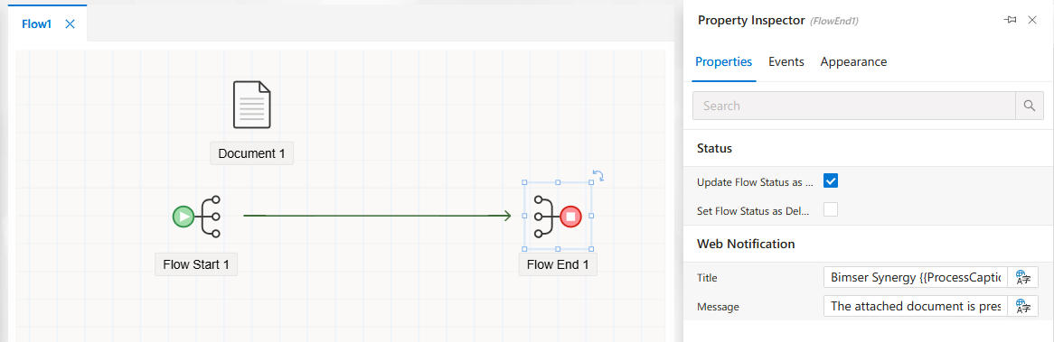 Flow End Properties