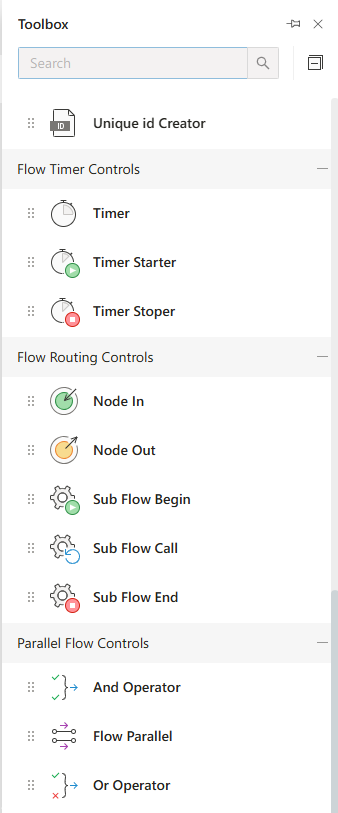 Timer, Routing, Parallel Controls