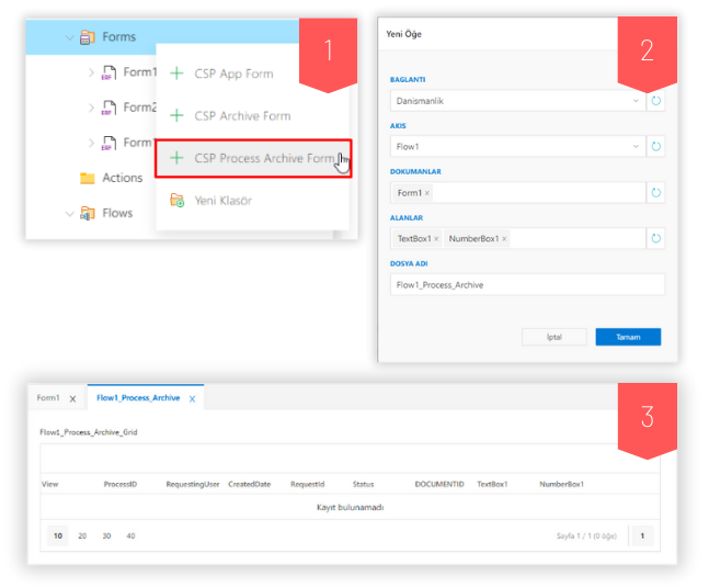 Process Archive Dashboard