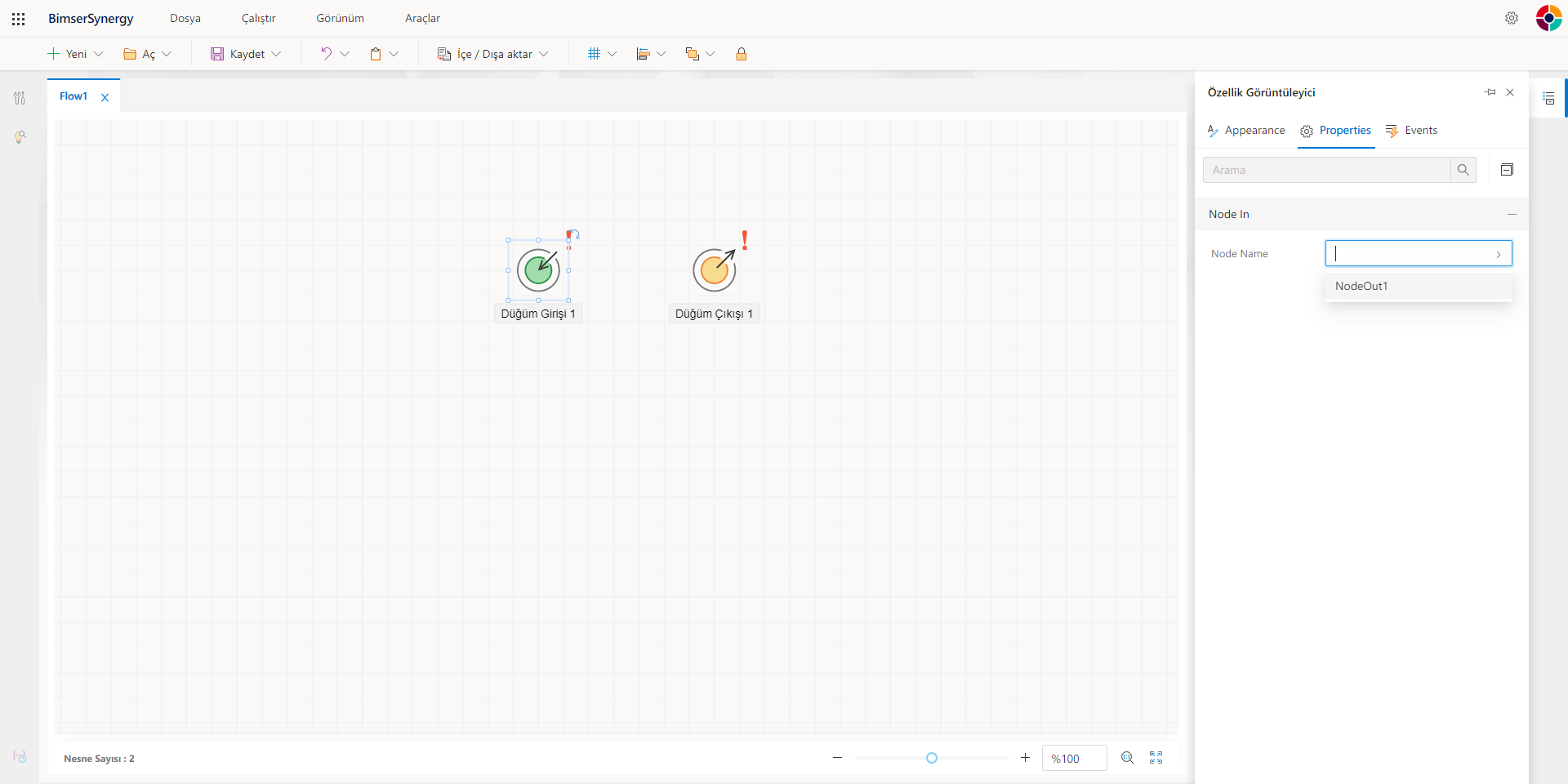 Node Input & Node Output