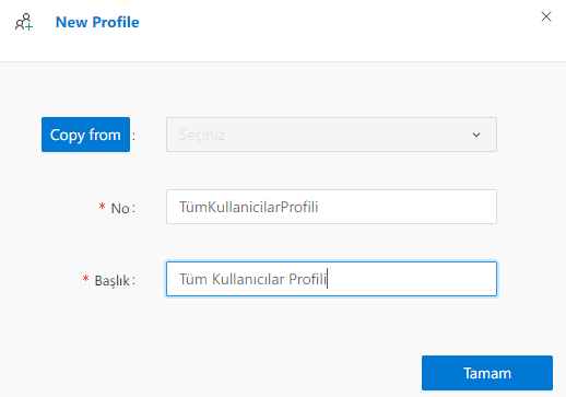 Projeyi Uygulamalar Menüsüne Ekleme